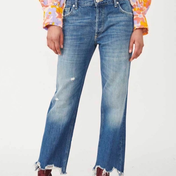 NWT SOLD HOST PICK Free People Maggie Mid Rise Jeans - Picture 6 of 6